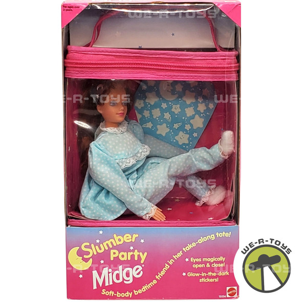 Barbie Slumber Party Midge Doll Soft Body With Case 1994 Mattel 13236