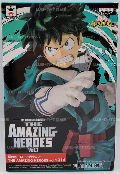 My Hero Academia The Amazing Heroes Vol. 1 Izuki Midoriya Anime Figure 2018 NRFB