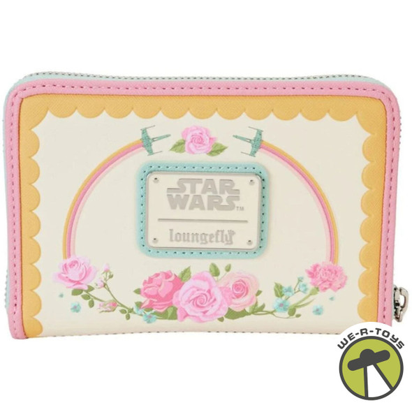 Star Wars Floral Rebel Symbol Zip-Around Wallet Loungefly