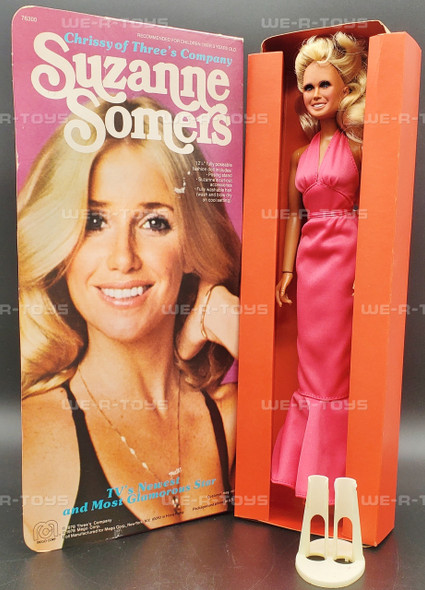 Suzanne Somers Chrissy of Three's Company 12" Poseable Doll 1978 Mego 76300 NEW