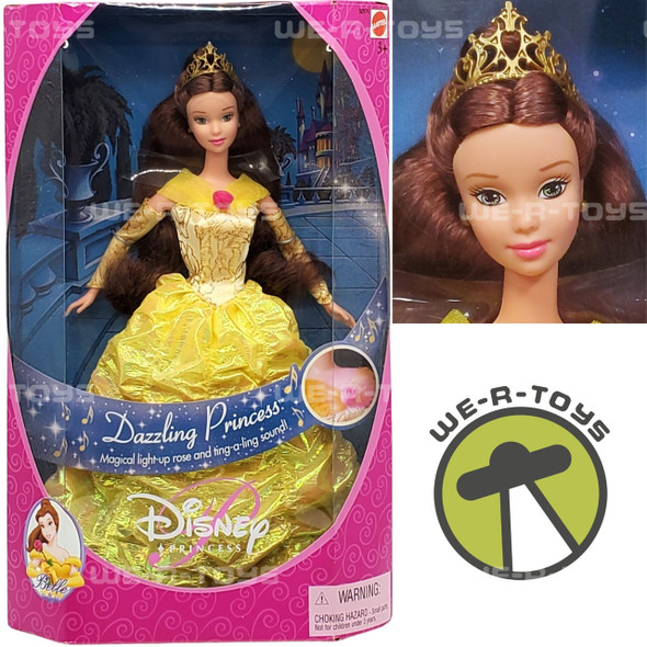 Disney Dazzling Princess Belle Doll 2000 Mattel 50574