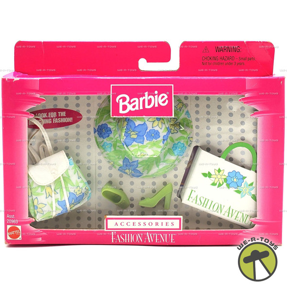 Barbie Fashion Avenue Accessories Floral Print 1998 Mattel 20963