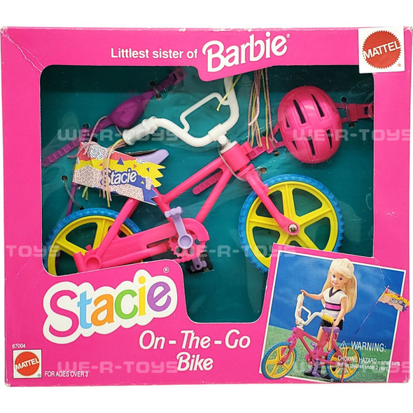  Barbie Stacie On The Go Doll Bike 1993 Mattel 67004 