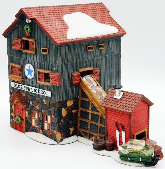 Department 56 Dept 56 New England Village Series Blue Star Ice Co. No. 5647-2 NEW 