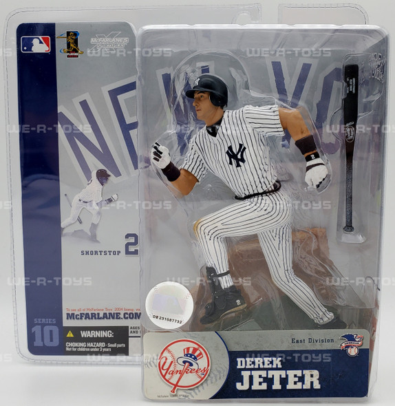 MLB Derek Jeter New York Yankees Action Figure 2004 McFarlane Toys #2351 NRFP