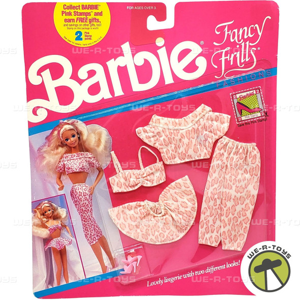  Barbie Fancy Frills Fashions Lingerie 2 Different Looks 1990 Mattel 5289 