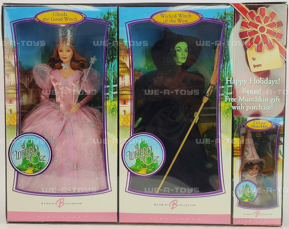 Barbie Wizard of Oz Glinda & The Wicked Witch of the West Gift Pack 2006 NRFB