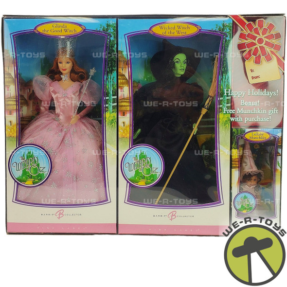  Barbie Wizard of Oz Glinda & The Wicked Witch of the West Gift Pack 2006 NRFB 