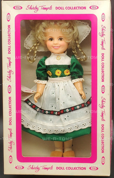 Shirley Temple as Heidi Dutch Costume 11" Poseable Doll 1982 Ideal Toy Corp NRFB