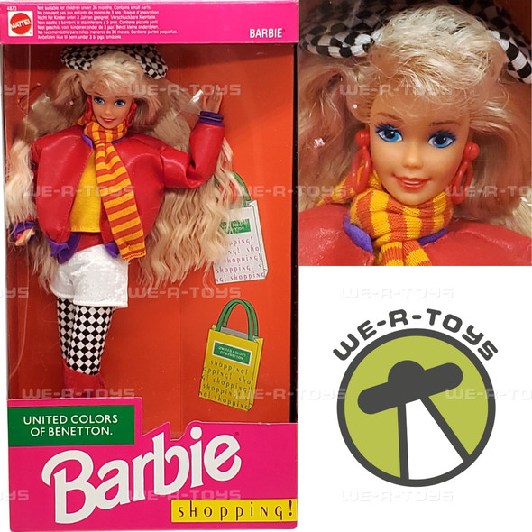 Barbie United Colors of Benetton Barbie Shopping Doll 1991 Mattel 4873