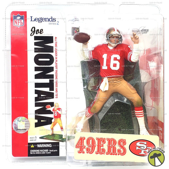 NFL Joe Montana San Francisco 49ers Action Figure 2006 McFarlane Toys #4392