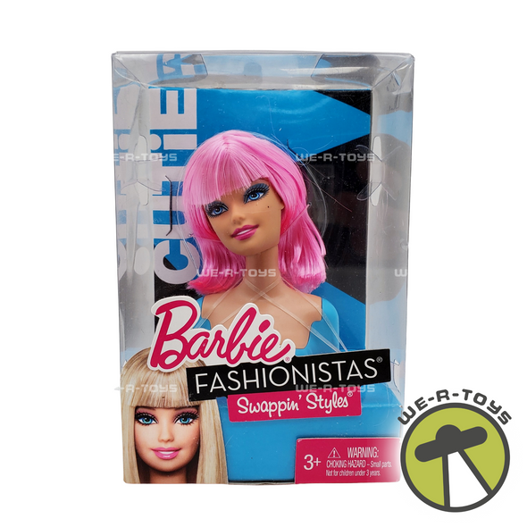 Barbie Fashionistas Swappin' Styles Cutie Head Doll 2010 Mattel V4393 NEW