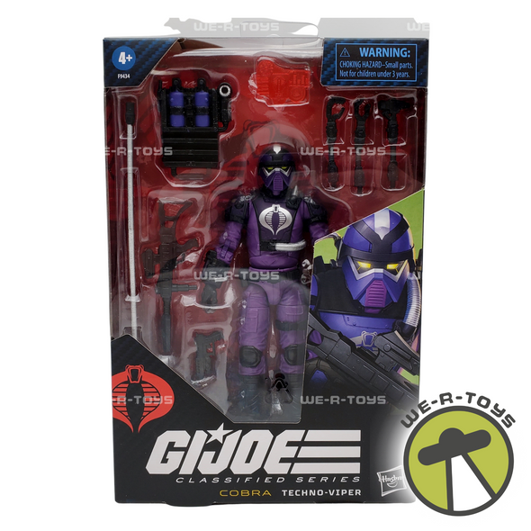 G.I. Joe Classified Series Cobra Techno-Viper Figure 2023 Hasbro #F9434 NEW
