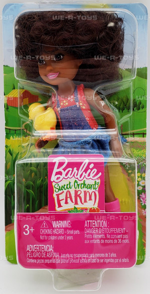 Barbie Sweet Orchard Farm Chelsea Doll African American 2018 Mattel #GCK63 NEW