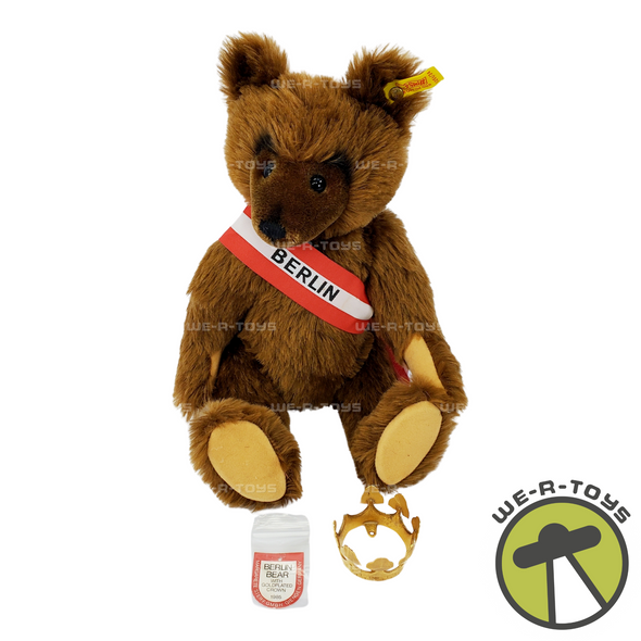 Steiff Bear Brown Berlin Sash and Crown 1985