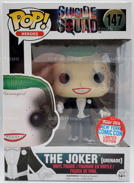 Funko Pop! Heroes Suicide Squad The Joker (Grenade) Figure NYCC Exclusive #147