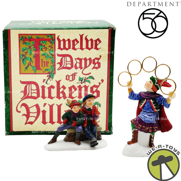 Department 56 The 12 Days of Dickens Village Series V Five Golden Rings NEW