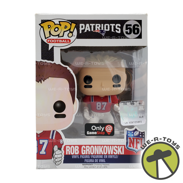 Funko Pop! Football NFL NE Patriots Rob Gronkowski Gamestop Exclusive #79