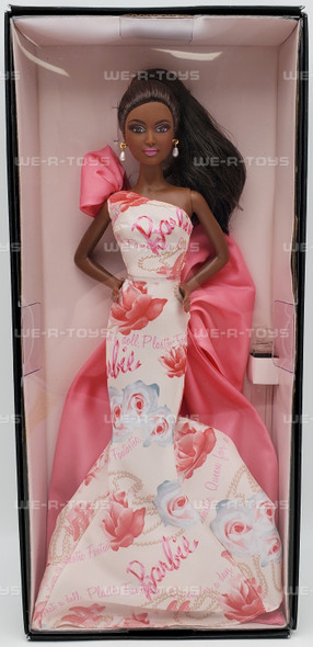 Rose Splendor Barbie Doll African American Pink Label Avon Robert Best V7125 NEW