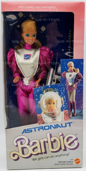 1985 Astronaut Barbie Doll We Girls Can Do Anything Mattel #2449 NEW