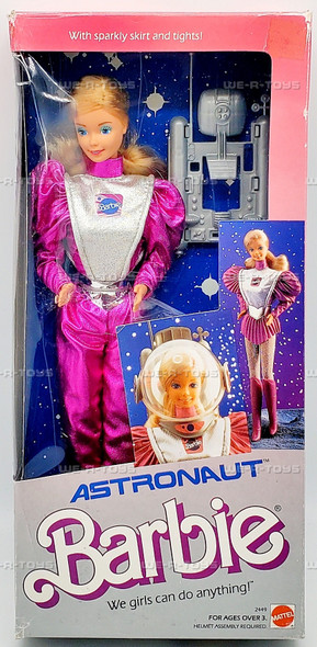1985 Astronaut Barbie Doll We Girls Can Do Anything Mattel 2449 NEW