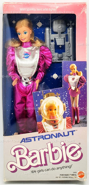 1985 Astronaut Barbie Doll We Girls Can Do Anything Mattel 2449 NEW