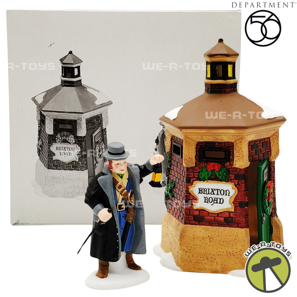 Department 56 Dickens' Village Series Brixton Road Watchman No. 58390 NEW