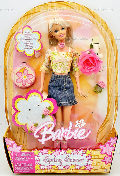 Spring Scene Barbie Doll Mattel 2005 H8252