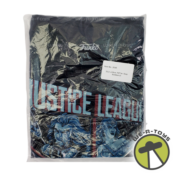 DC Justice League Movie Tee Shirt Large Funko #28345 SEALED