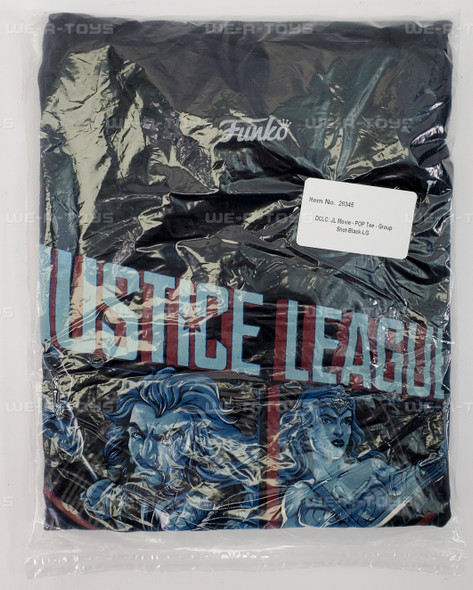 DC Justice League Movie Tee Shirt Large Funko #28345 SEALED