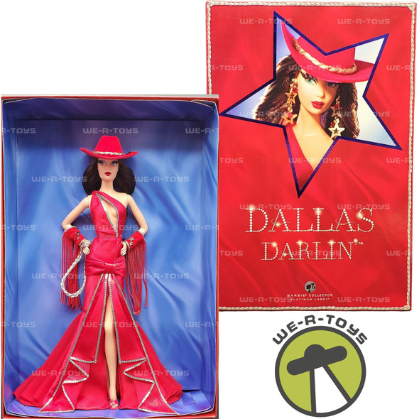 Barbie Dallas Darlin' Brunette Platinum Label Doll 2007 Mattel L8812 NRFB