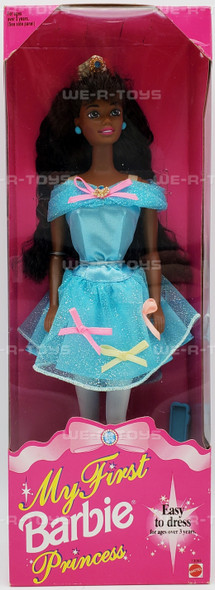 My First Barbie Princess Doll African American 1994 Mattel #13065 NRFB