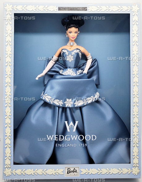 Wedgwood England 1759 Barbie Doll Limited Edition Blue Dress 1999 Mattel #25641