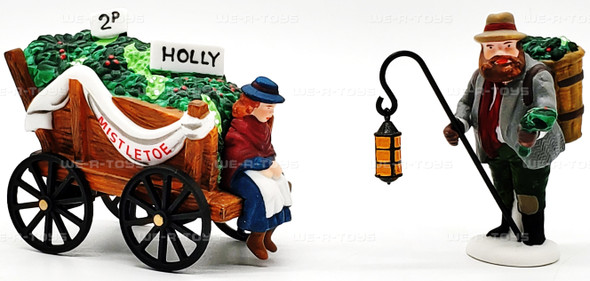 Department 56 Dickens' Village Series Village Mistletoe Monger & Cart No. 58262