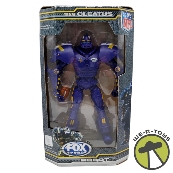 NFL Fox Sports Robot Cleatus Minnesota Vikings Figure 2008 Actionheads FH735 NEW