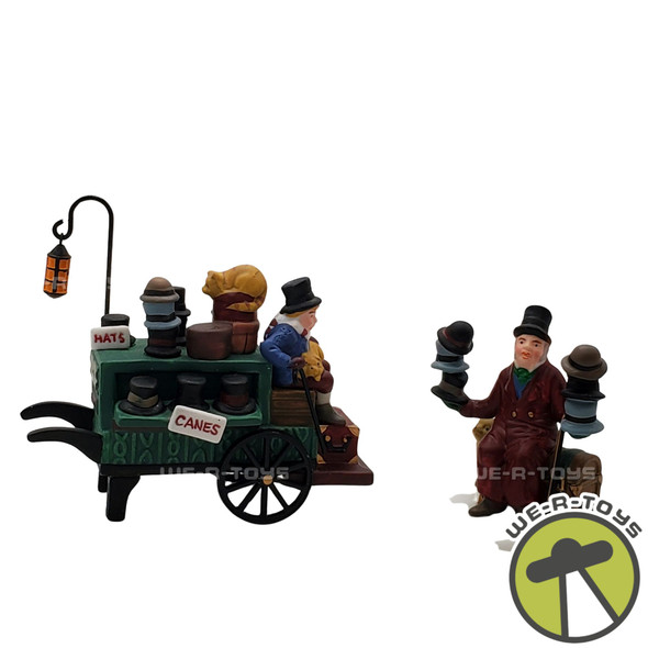Department 56 Chelsea Market Hat Monger & Cart Dickens' Village Series 58392