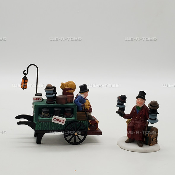 Department 56 Chelsea Market Hat Monger & Cart Dickens' Village Series 58392