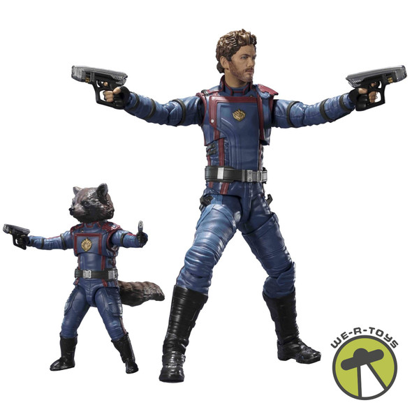 Guardians of The Galaxy Vol. 3 Star Lord & Rocket Raccoon Bandai S.H.Figuarts