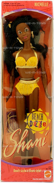 Beach Dazzle Shani Nichelle Doll 1991 Mattel 5775