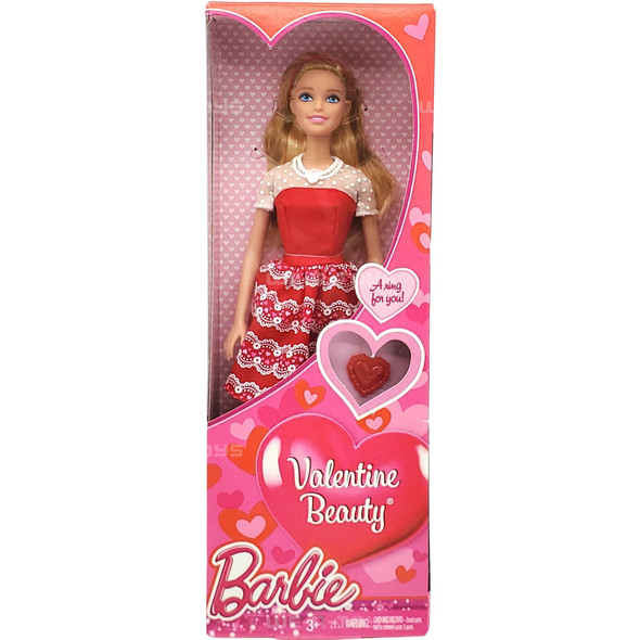 Barbie Valentines Day Doll with a Ring for You 2014 Mattel CHL32