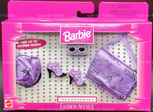 Barbie Fashion Avenue Accessories Parisian Lavender 1998 Mattel 20585 NRFB