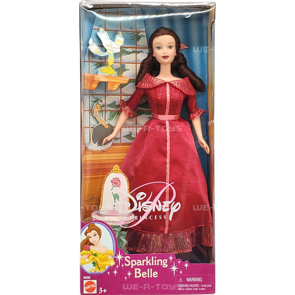 Disney Princess Sparkling Belle Doll 2001 Mattel 54202