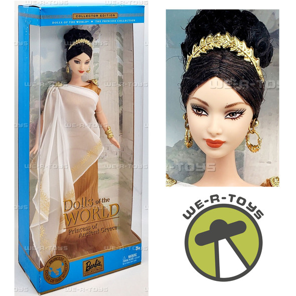 Dolls of The World Princess of Ancient Greece Barbie Doll 2003 Mattel B3461