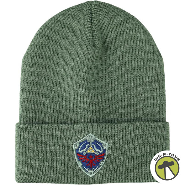 The Legend of Zelda Hylian Shield Green Cuff Beanie Bioworld