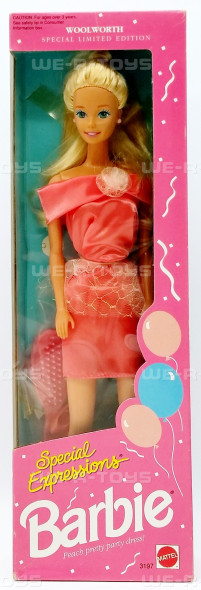 Special Expressions Barbie Doll Woolworth Special Edition #3197 1992 Mattel NRFB