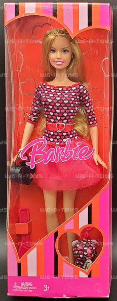 Barbie XO Valentine Doll with Matching Cat 2007 Mattel Canada No. M0926 NRFB