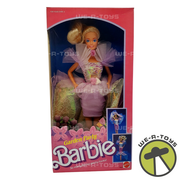 Barbie Garden Party Purple Change-around Skirt Doll 1988 Mattel #1953 NEW