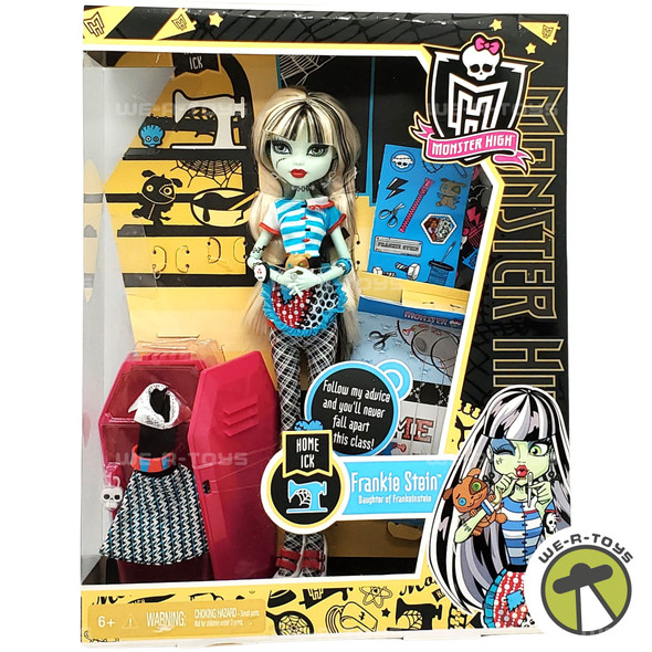 Monster High Home Ick Frankie Stein Doll with Accessories 2011 Mattel W2558