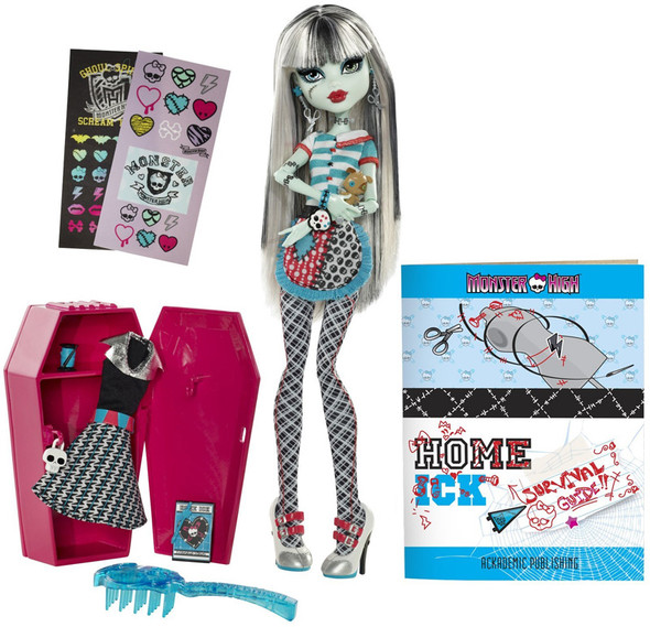 Monster High Home Ick Frankie Stein Doll with Accessories 2011 Mattel W2558