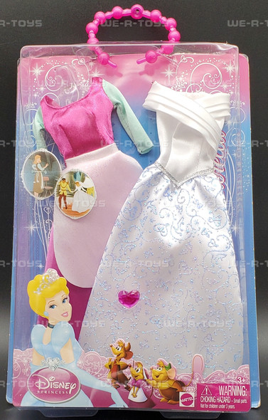 Disney Princess Cinderella Fashions & A Bracelet For You! 2010 Mattel T7233 NRFP